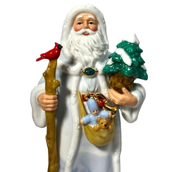Home Interiors Santa Father Christmas Figurine 58128-05 Homco 2005 Holiday Decor - Picture 3 of 15